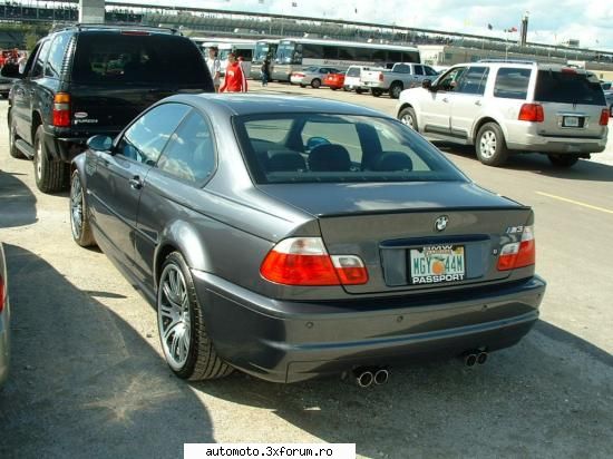 vand bmw m3, adus recent din germania negru alumniniu cauciucuri revizie valabila pana in an 2007.
